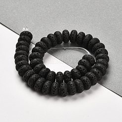 Natural Lava Rock Dyed Beads Strands&nbsp;G-L586-B02-02