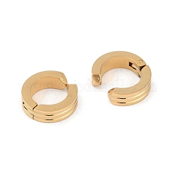 Ion Plating(IP) 304 Stainless Steel Clip-on Earrings&nbsp;EJEW-M001-11G