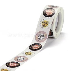 Word Thank You Self Adhesive Paper Stickers&nbsp;X-DIY-M023-03
