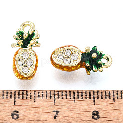 Rack Plating Alloy Rhinestone Pendants&nbsp;PALLOY-T090-48
