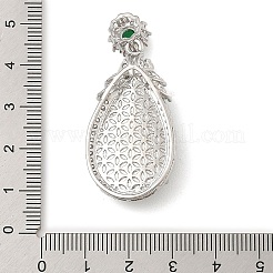 Dyed Natural Green Chalcedony Pendants&nbsp;G-S001-02P
