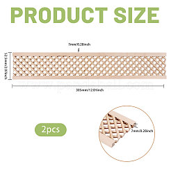 Wooden Fence and Courtyard Decoration&nbsp;DIY-WH0671-387B