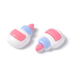 Opaque Resin Cabochons&nbsp;CRES-P023-05D