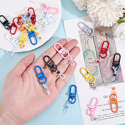 24Pcs 8 Colors Silicone Pen Holder Clip&nbsp;HJEW-DR00035
