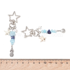 Ocean Alloy Pendant Decorations&nbsp;HJEW-JM04838