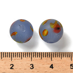 Handmade Frosted Lampwork Beads&nbsp;LAMP-C016-04C-08