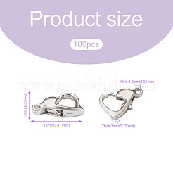 Alloy Lobster Claw Clasps&nbsp;FIND-TAG0001-03P