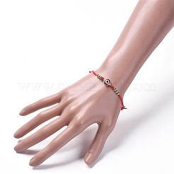 Adjustable Nylon Thread Braided Bead Bracelets&nbsp;BJEW-JB05034-02