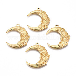 Ion Plating(IP) 201 Stainless Steel Pendants&nbsp;X-STAS-N098-066LG