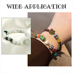 96Pcs 12 Style Zinc Alloy Beads&nbsp;FIND-AR0003-65