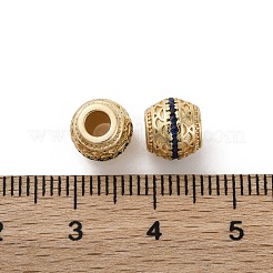 Brass Micro Pave Cubic Zirconia Beads&nbsp;KK-C071-07KCG-01