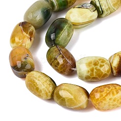 Natural Dragon Veins Agate Beads Strands&nbsp;G-Q606-42C