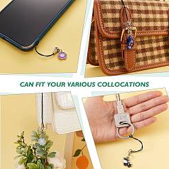 Alloy Enamel Mobile Strap&nbsp;HJEW-SW00024-02