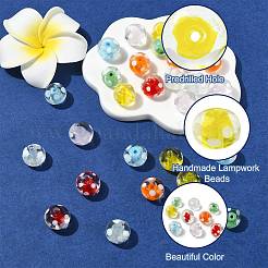 28Pcs 7 Styles Handmade Lampwork Beads&nbsp;LAMP-CJ0002-92