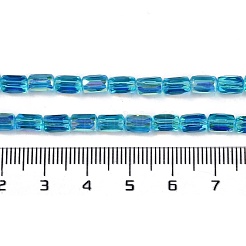 Electroplate Glass Chevron Beads Strands&nbsp;GLAA-Q101-02A-AB02