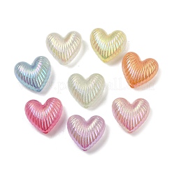 Luminous & UV Plating Opaque Acrylic Beads&nbsp;OACR-B031-24