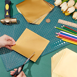 Square Tinfoil Paper Sheets for Craft Engraving&nbsp;DIY-WH0671-302A-02