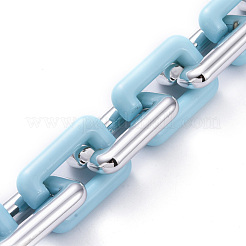 Handmade CCB Plastic Cable Chains&nbsp;AJEW-JB00668-03