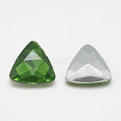 Pointed Back Glass Rhinestone Cabochons&nbsp;RGLA-T087-10mm-20