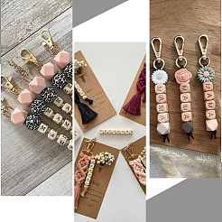 260Pcs Printed Natural Wood Beads&nbsp;WOOD-SP0001-41