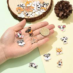 40Pcs 20 Styles Alloy Enamel Pendants&nbsp;ENAM-FS0004-54