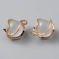 Resin Imitation Cat Eye Pendants&nbsp;KK-WH0045-78A-01