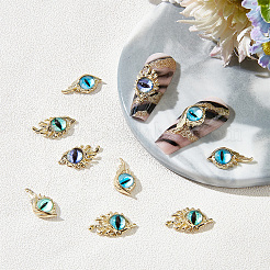 36Pcs 12 Styles Evil Eye Alloy Cabochons&nbsp;MRMJ-HY0002-41