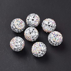 Polymer Clay Rhinestone Beads&nbsp;RB-L029-04A