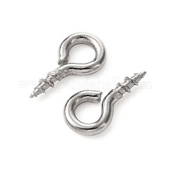 Tarnish Resistant 304 Stainless Steel Screw Eye Pin Peg Bails&nbsp;STAS-Q224-03A