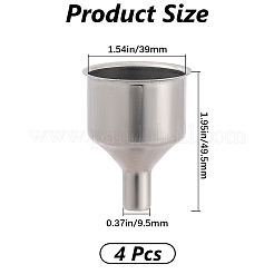 Non-Tarnish 304 Stainless Steel Funnel&nbsp;LS-STAS-WH20007-04P
