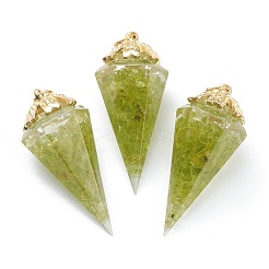 Resin Pointed Pendants&nbsp;G-L571-01