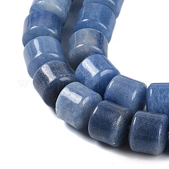 Dyed & Heated Natural Blue Aventurine Beads Strands&nbsp;G-L604-E02-01