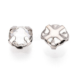 Flat Round Sew on Rhinestone&nbsp;KK-N282-01A-P