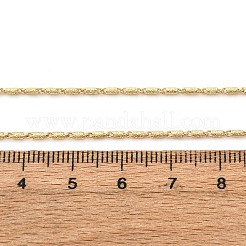 Brass Column Link Chain Necklaces&nbsp;MAK-L045-03G