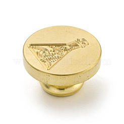 Wax Seal Brass Stamp Head&nbsp;LS-AJEW-G056-01G