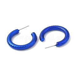 Textured Ring Acrylic Stud Earrings&nbsp;EJEW-P251-38