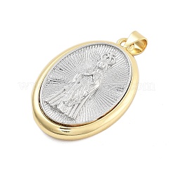 Long-Lasting Plated Brass Pendants&nbsp;KK-Q006-42G-01