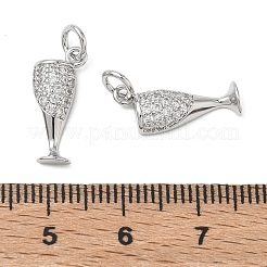 SHEGRACE Brass Clear Cubic Zirconia Pendants&nbsp;XGRQ3K848-525P