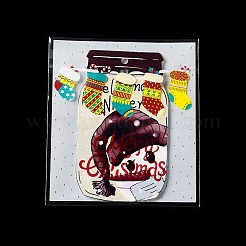 Christmas Theme Plastic Bakeware Bag&nbsp;OPP-Q004-04J