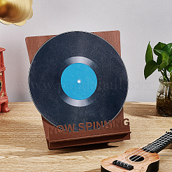 Music Note Wood Record Display Stands&nbsp;ODIS-WH0030-95A