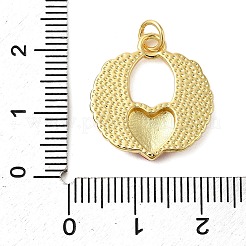 Brass Enamel Pendants&nbsp;KK-P303-12G