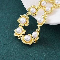Flower Brass Link Bracelets&nbsp;BJEW-G740-01G