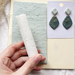 Plastic Polymer Clay Texture Roller for Making Earrings&nbsp;DIY-WH0622-471B