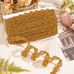 Polyester Braided Lantern Lace Ribbon&nbsp;SENE-WH0003-36C