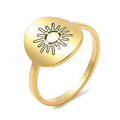 304 Stainless Steel Adjustable Rings&nbsp;RJEW-K245-59G