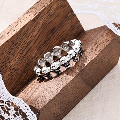 Brass Cuff Rings for Women Men&nbsp;RJEW-C118-02AS