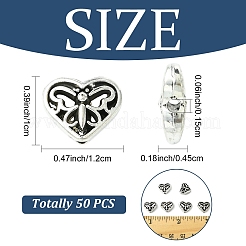 50Pcs Tibetan Style Alloy Beads&nbsp;FIND-YW0008-58