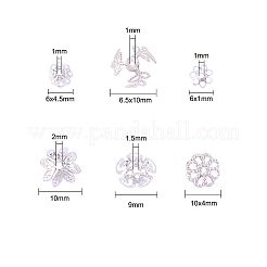 540Pcs 6 Style Iron Bead Caps&nbsp;IFIN-CJ0001-58