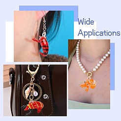 5Pcs 5 Colors Handmade Lampwork Pendants&nbsp;LAMP-CJ0003-05