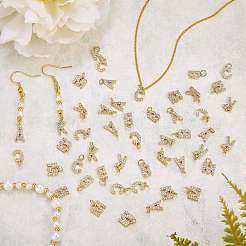 10Pcs Brass Micro Pave Grade AAA Cubic Zirconia Charms&nbsp;ZIRC-SZ0005-32G-B